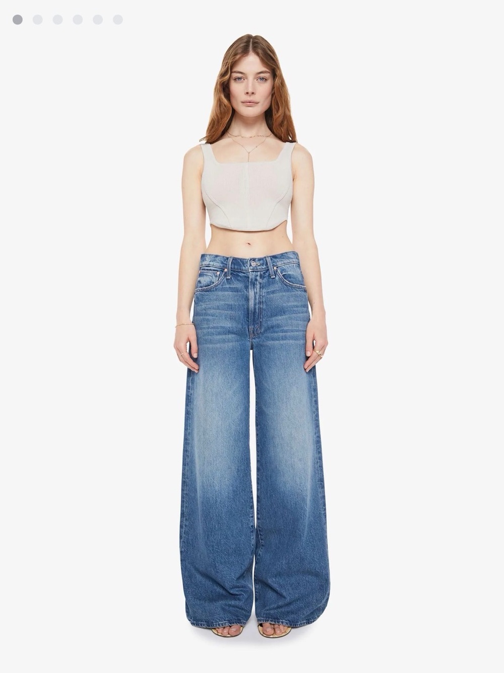 MOTHER The Ditcher Roller Zip Sneak Jeans size 28